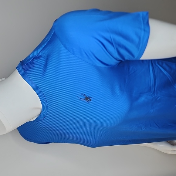 SPYDER ACTIVE MEN'S MEDIUM TSHIRT, ROYAL BLUE COLOR - Picture 3 of 9